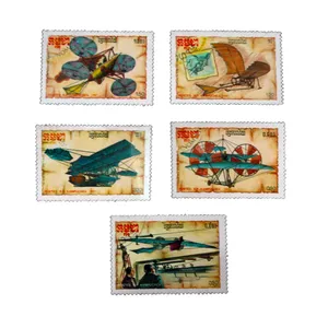 تمبر یادگاری مدل هواپیما کد a-851 مجموعه 5 عددی