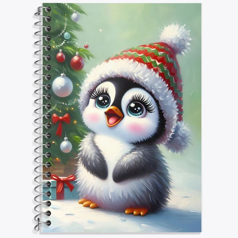 دفتر لغت 50 برگ خندالو طرح پنگوئن بامزه کد F7105