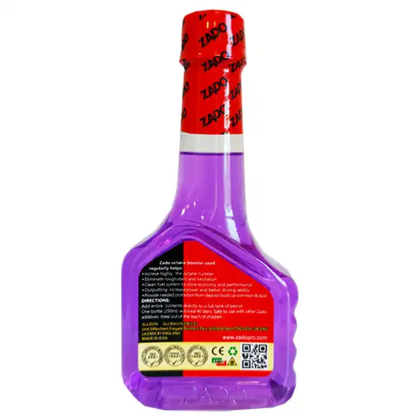 اکتان بوستر خودرو زادو مدل H حجم 250 میلی لیتر