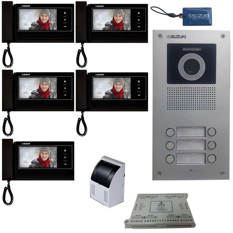 درب بازکن تصویری سوزوکی مدل 727i-5v-c مجموعه 6 عددی