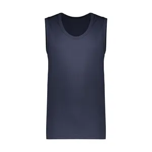 زیرپوش بدون آستین مردانه جناب مدل top CLASSIC FIT رنگ مدادی