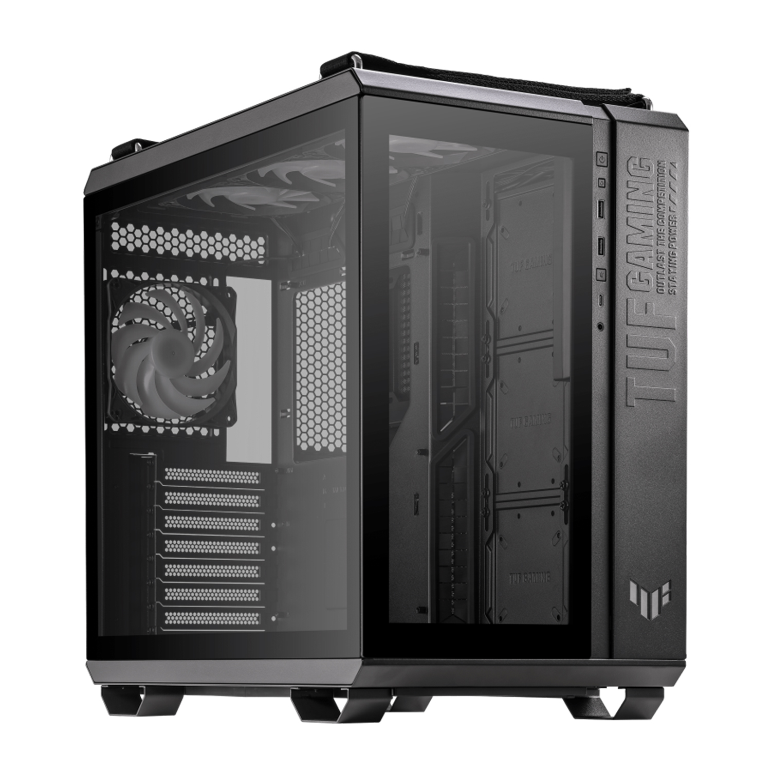 کیس کامپیوتر ایسوس مدل  TUF Gaming GT502 plus Black