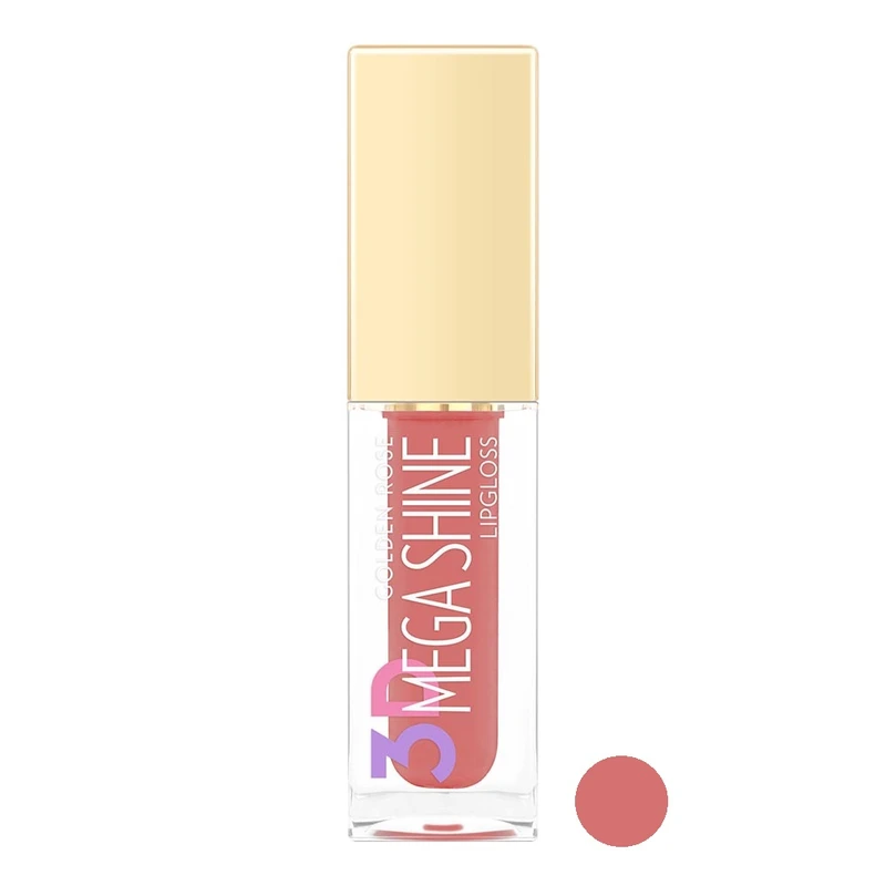 لیپ گلاس گلدن رز مدل Mega Shine شماره 106