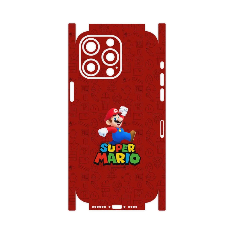 برچسب پوششی ماهوت مدل Super_Mario_Game-FullSkin مناسب برای گوشی موبایل اپل iPhone 15 Pro Max