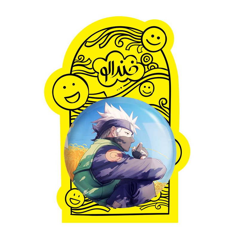 آینه جیبی خندالو مدل کاکاشی سنسه انیمه ناروتو Naruto  کد 11228