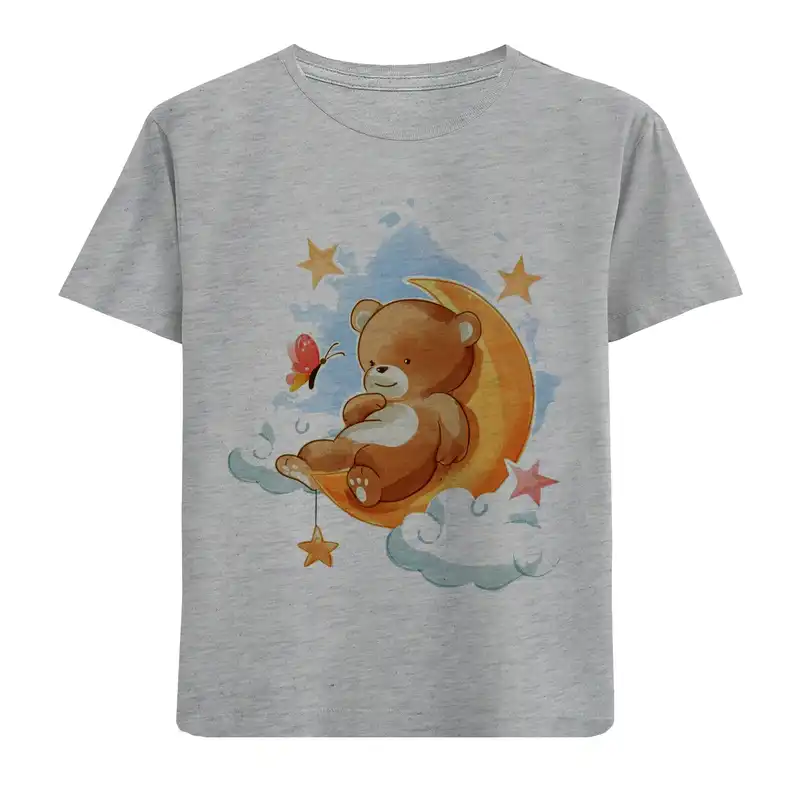 تی شرت بچگانه مدل خرس و ماه F446