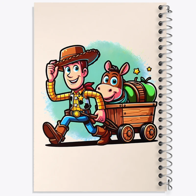 دفتر مشق 100 برگ خندالو طرح داستان اسباب بازی (Toy Story) کد N4838