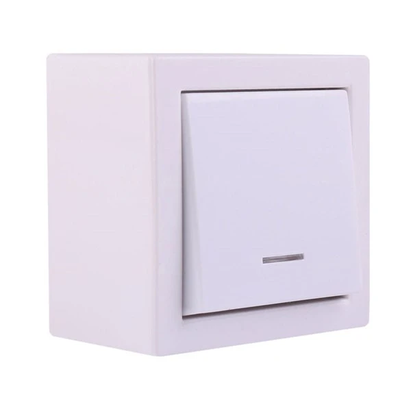 کلید تک پل جهان الکتریک مدل کارن بسته 3 عددی