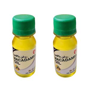 روغن ماکادمیا پامکا مدل پایه حجم 60 میلی لیتر مجموعه 2 عددی
