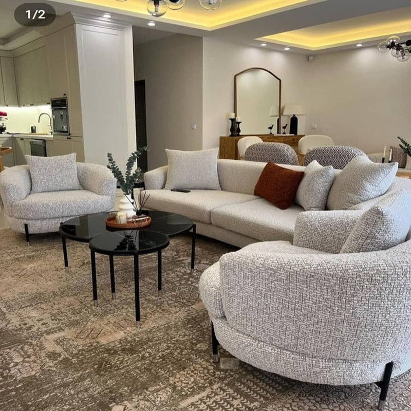 مبل راحتی هشت نفره یابان مدل ریچارد