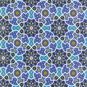 کاغذ کادو طرح کاشی بسته 25 عددی