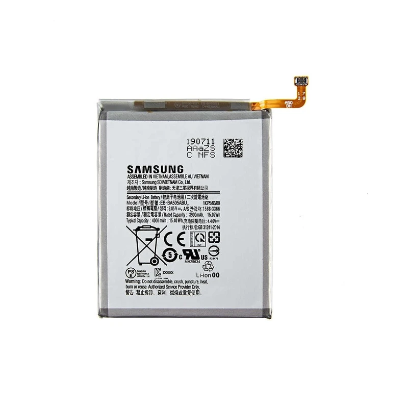 باتری موبایل مدل EB-BA505ABN ظرفیت 4000 میلی آمپر ساعت مناسب برای گوشی موبایل سامسونگ GALAXY A50
