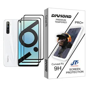 JF Diamond Glass MIX002 Screen Protector For Realme 6i (India) Pack Of 2