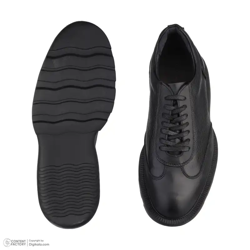 کفش روزمره مردانه چرم مشهد مدل J6244-001
