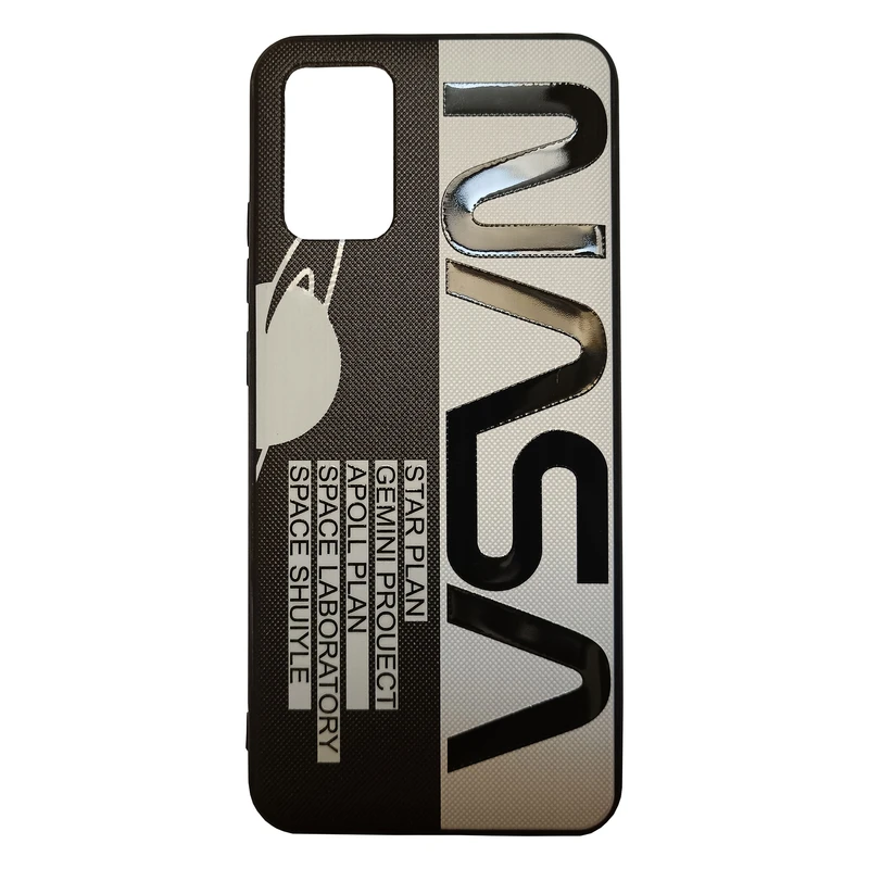 کاور مدل فانتزی کد A-04 طرح NASA مناسب برای گوشی موبایل سامسونگ Galaxy A02S