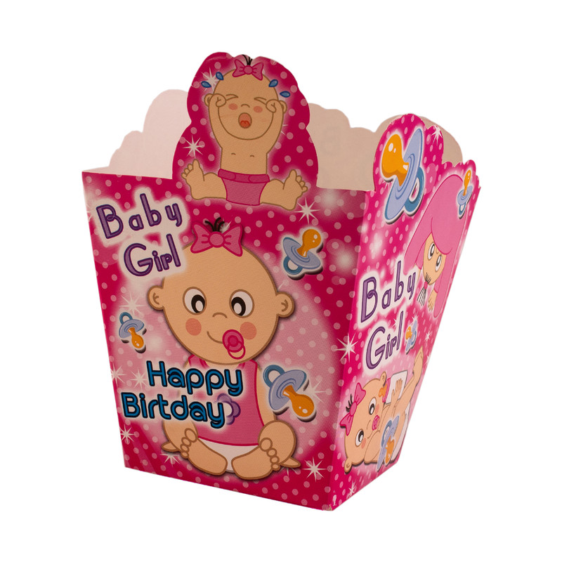ظرف پاپ کورن مدل baby girl