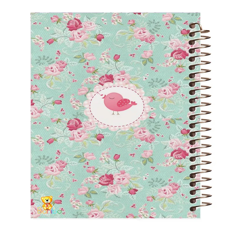 دفتر مشق 100 برگ بانیبو طرح  گنجشک کد  1068