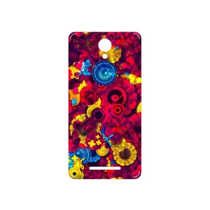 MAHOOT Vector Flower Garden Digital Art Cover Sticker for Xiaomi Redmi Note 2