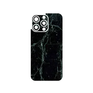MAHOOT Graphite_Green_Marble Cover Sticker for Apple iPhone 15 Pro Max