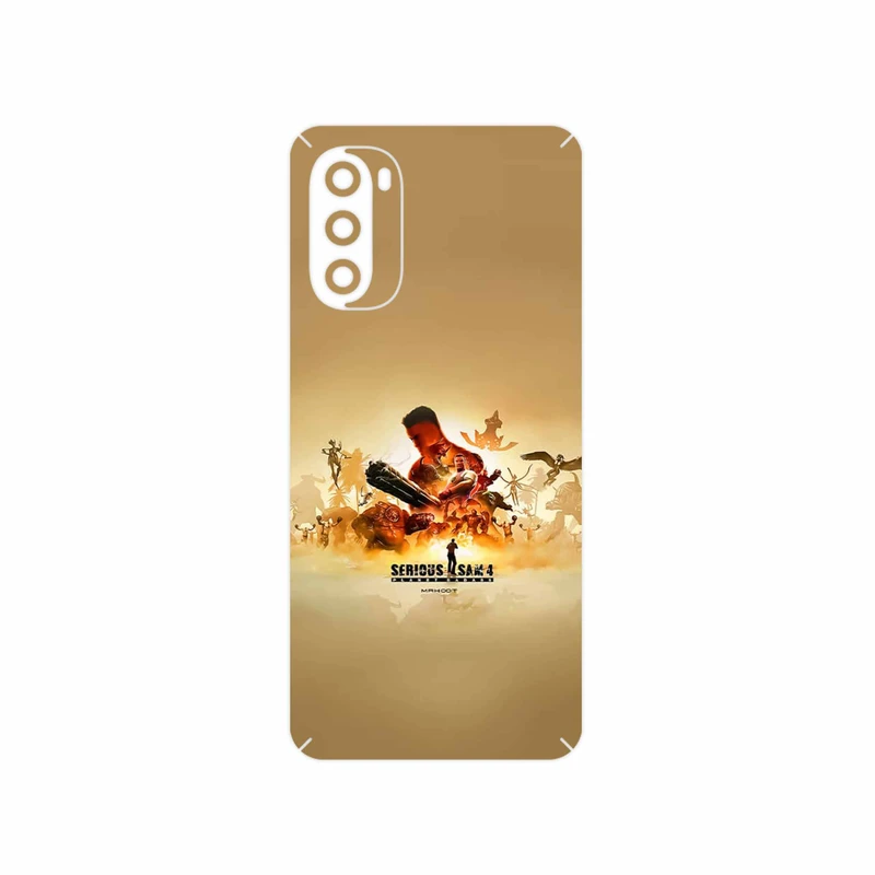 برچسب پوششی ماهوت مدل Serious Sam Game Series مناسب برای گوشی موبایل موتورولا Moto G52