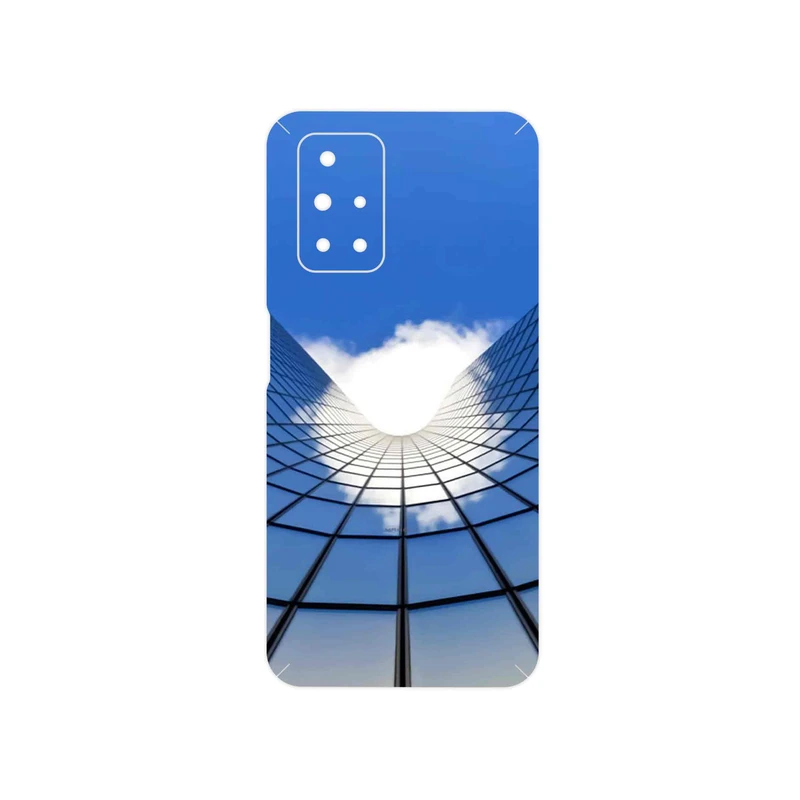 برچسب پوششی ماهوت مدل Glass skyscraper مناسب برای گوشی موبایل شیائومی Redmi 10 Prime