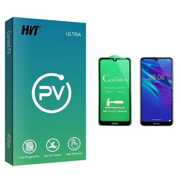 محافظ صفحه نمایش سرامیکی اچ وی تی مدل PV glass مناسب برای گوشی موبایل هوآوی Y6 2019