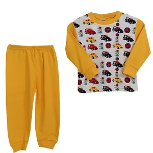 ست تی شرت آستین بلند و شلوار بچگانه مدل aa0