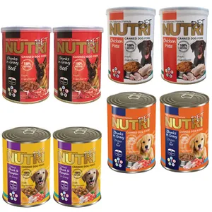 کنسرو غذای سگ نوتری پت مدل Pack 2 وزن 3400 گرم مجموعه 8 عددی