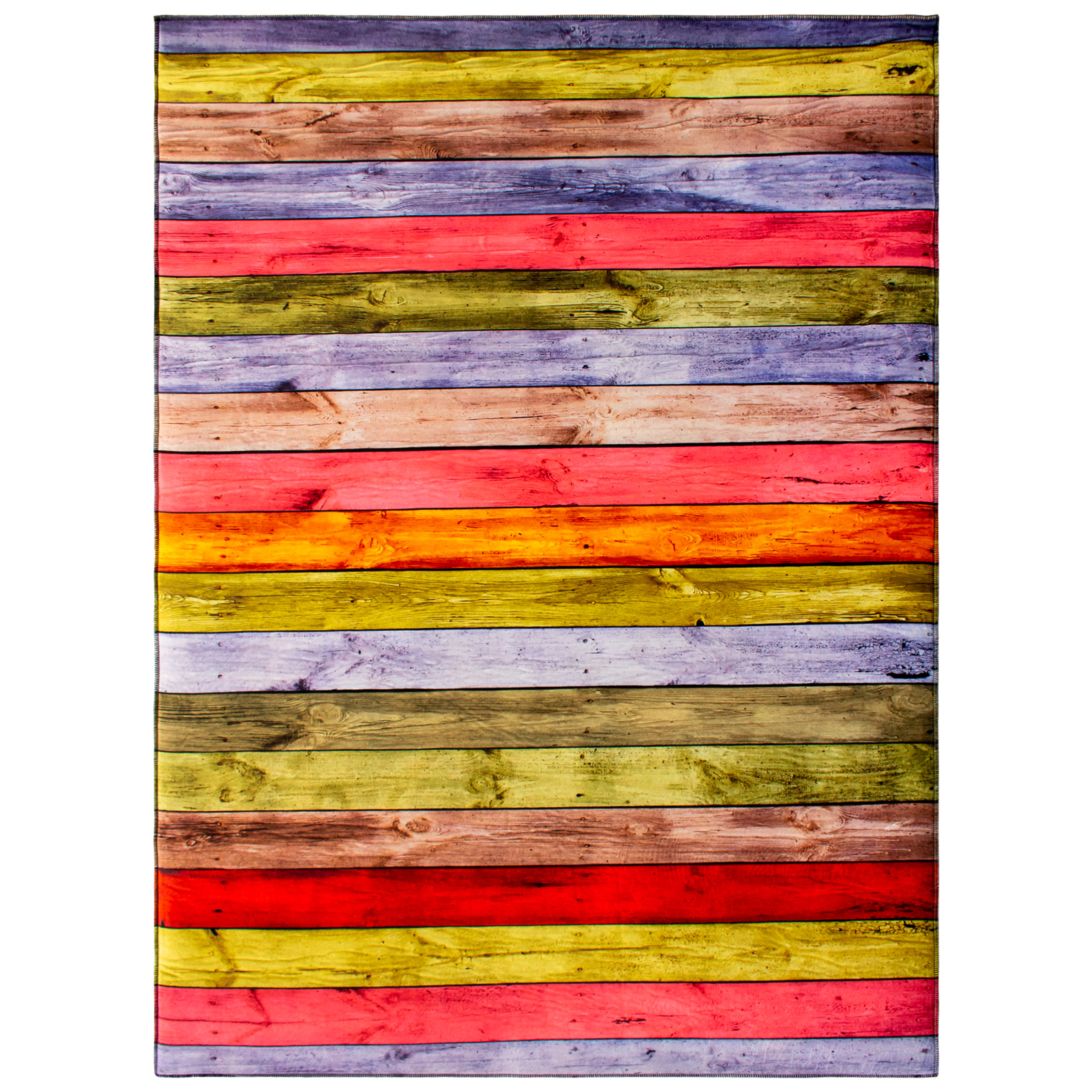 فرش ماشینی جانگل مدل Colorful Wood کد 3D-T20