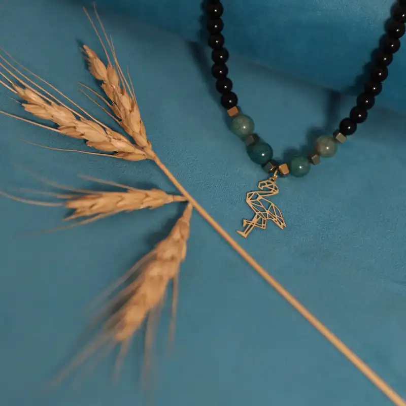 گردنبند طلا 18 عیار زنانه الن نار مدل لک لک 10321