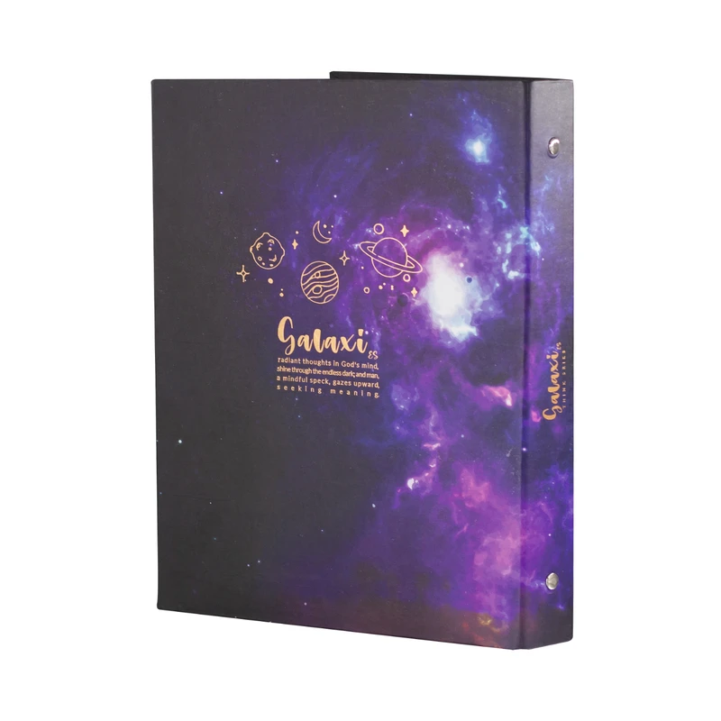 دفتر کلاسوری 100 برگ مدل کهکشانی کد KT26-08