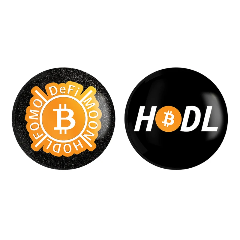 مگنت خندالو طرح ارز دیجیتال بیت کوین Bitcoin کد 1087110867 مجموعه 2 عددی