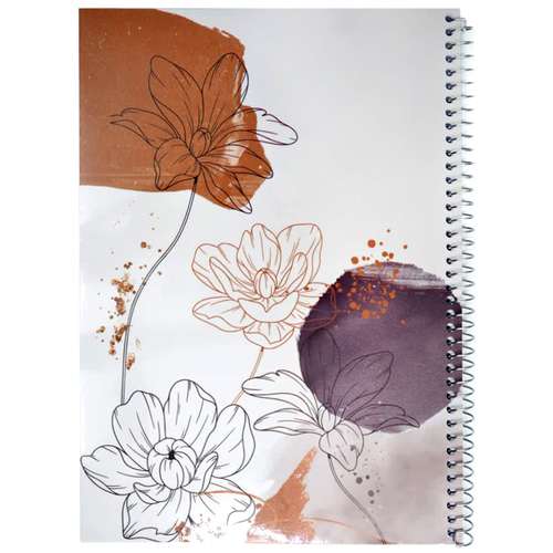  دفتر مشق طرح فانتزی گل