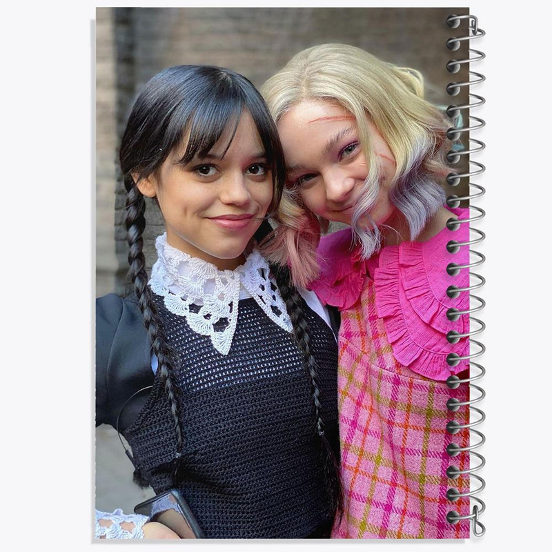 دفتر مشق 100 برگ خندالو طرح ایند ونزدی Wednesday کد 22056