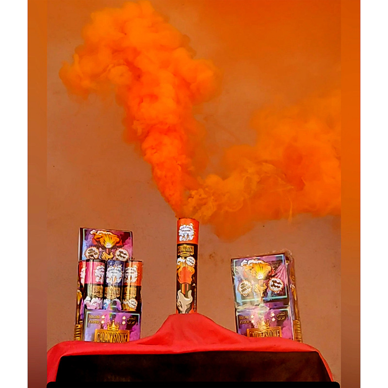 دود رنگی گلکسی اسموک مدل اَبری 50 ثانیه ای مجموعه 6 عددی