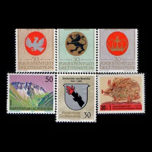 تمبر یادگاری مدل خارجی مجموعه 6 عددی 