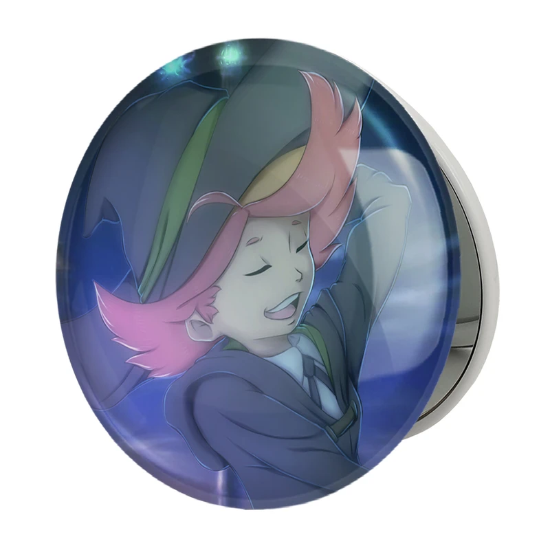 آینه جیبی خندالو طرح اماندا انیمه جادوگران کوچک Little Witch Academia مدل تاشو کد 22949 