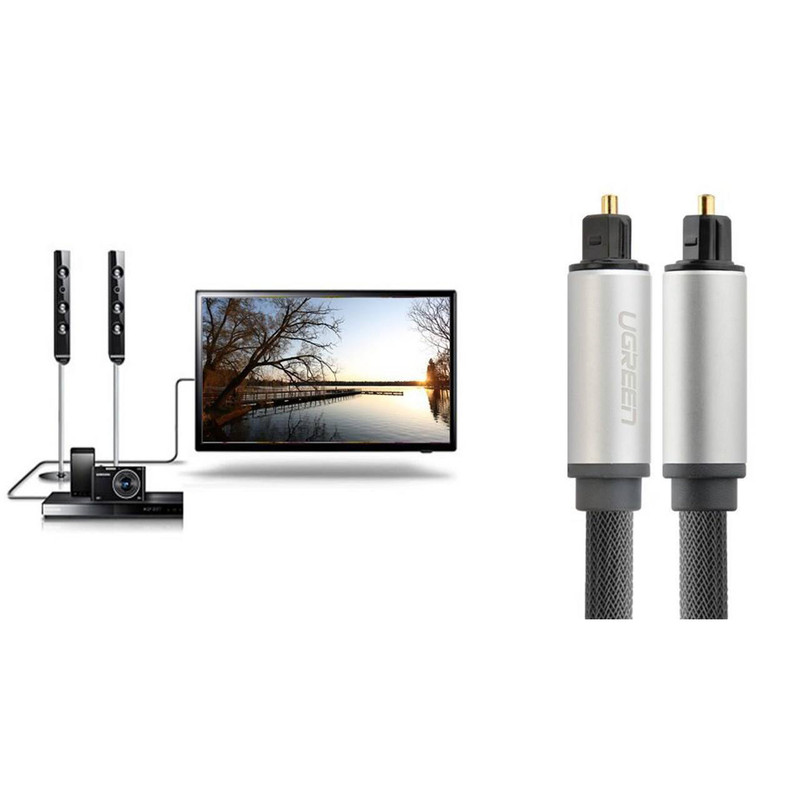 کابل اپتیکال یوگرین مدل AV108 Toslink طول 1.5 متر 2