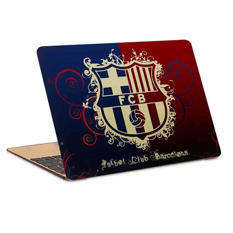 استیکر لپ تاپ طرح f.c barcelona 27کد c-275مناسب برای لپ تاپ 15.6 اینچ