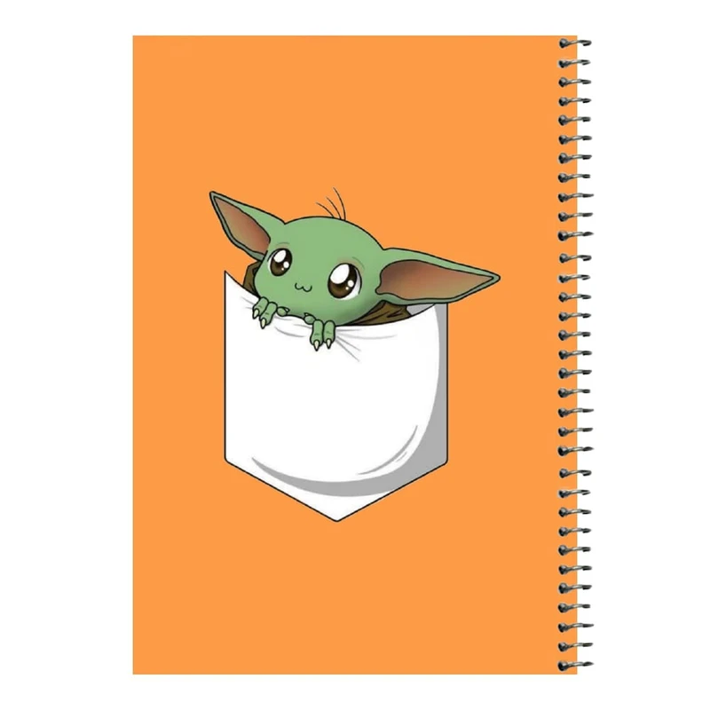 دفتر مشق 80 برگ اس جی مدل بیبی یودا جیبی   