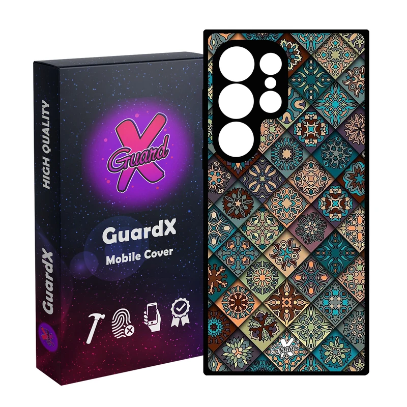 کاور گارد ایکس طرح Tile مدل 10093 مناسب برای گوشی موبایل سامسونگ Galaxy S25 Ultra