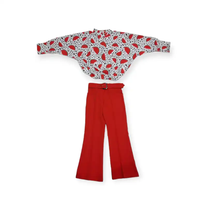 ست بلوز و شلوار دخترانه مدل 215