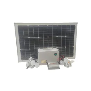 سیستم روشنایی و پاوربانک خورشیدی  مدل LIFPO-60W-AC500 ظرفیت 350 وات ساعت