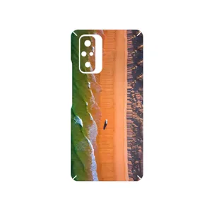 MAHOOT Beach and Green Sea Cover Sticker for Xiaomi Redmi Note 10 Pro Max