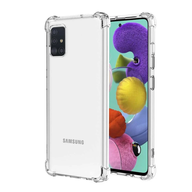 کاور مدل شفاف مناسب برای گوشی موبایل سامسونگ Galaxy A71