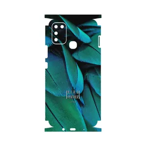 MAHOOT Green Feather-FullSkin Cover Sticker for Infinix Hot 10 Play
