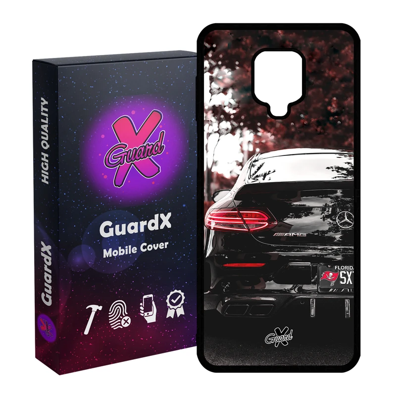 کاور گارد ایکس طرح Benz مدل Glass10350 مناسب برای گوشی موبایل شیائومی Redmi Note 9S / Note 9 Pro / Note 9 Pro Max