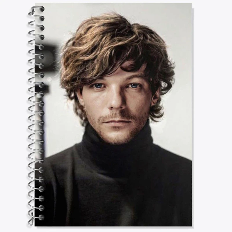 دفتر زبان 50 برگ خندالو مدل دو خط طرح لوئی تاملینسون گروه موسیقی وان دایرکشن One Direction کد 2930