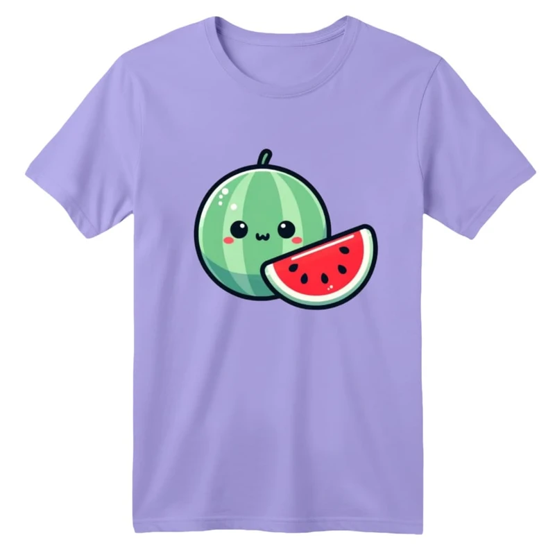 تی شرت آستین کوتاه بچگانه مدل هندوانه یلدایی کد 24