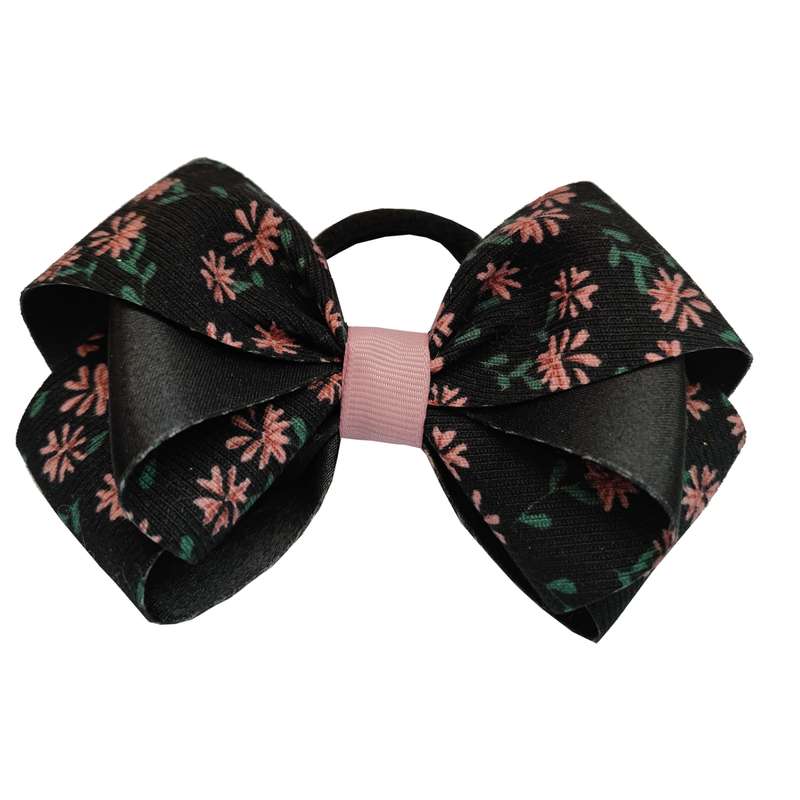 کش مو زنانه مدل گل اطلسی